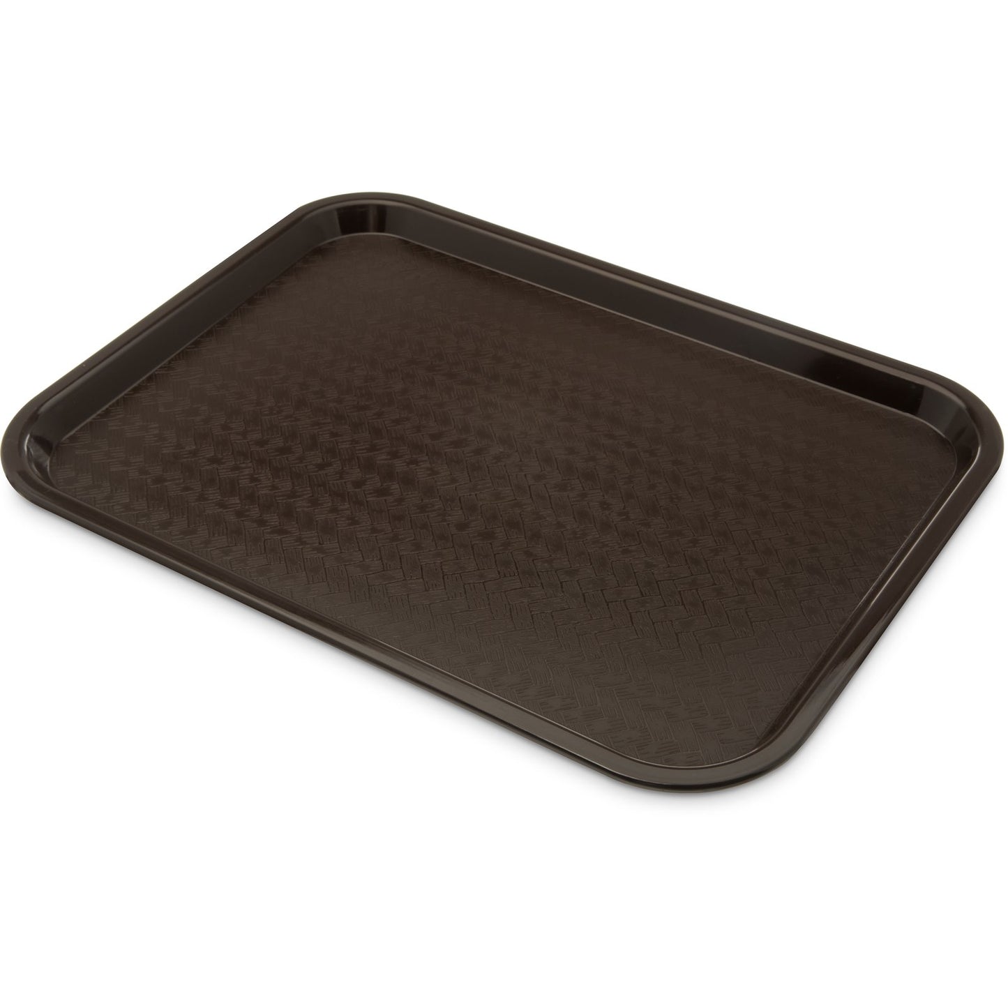 Carlisle CT121669 12" x 16" Chocolate Cafe Fast Food Cafeteria Tray