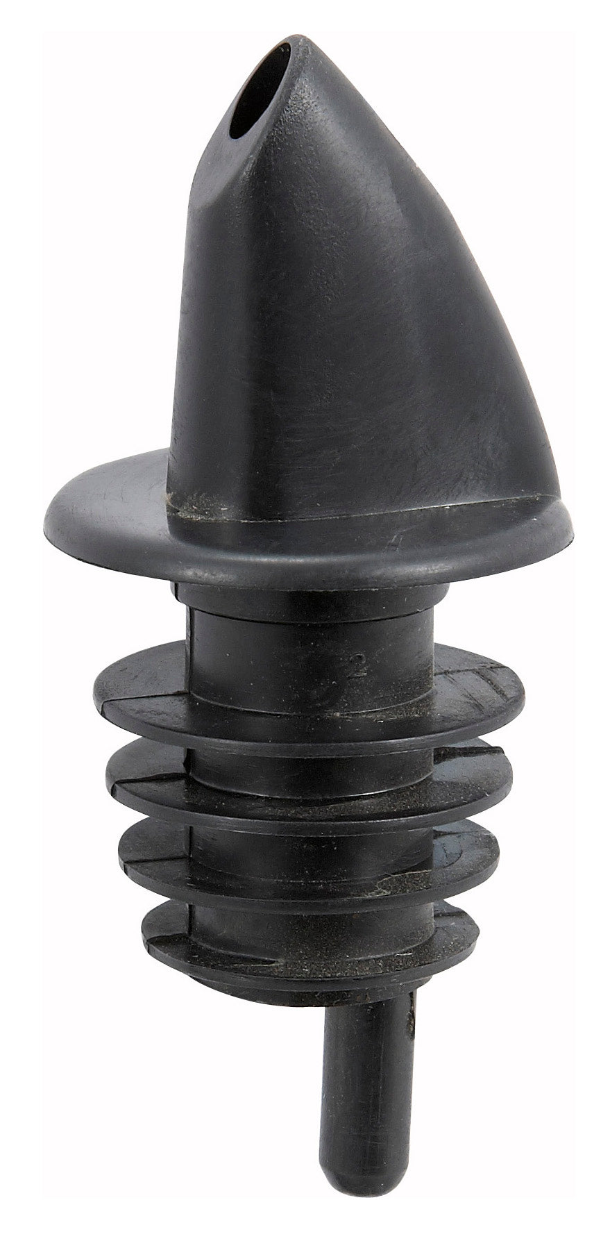 Winco PPR-2K Black Free Flow Pourers