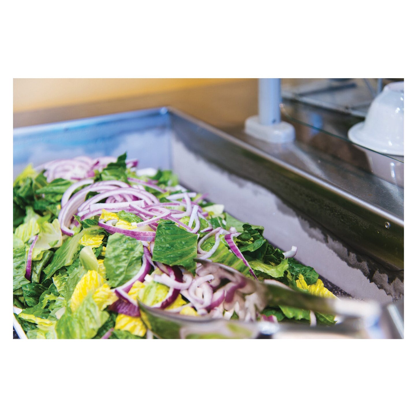 Dinex DXP2BCM 35" x 30" x 36" 2-Well Stainless Steel DineXpress Extra Deep Cold Food Counter