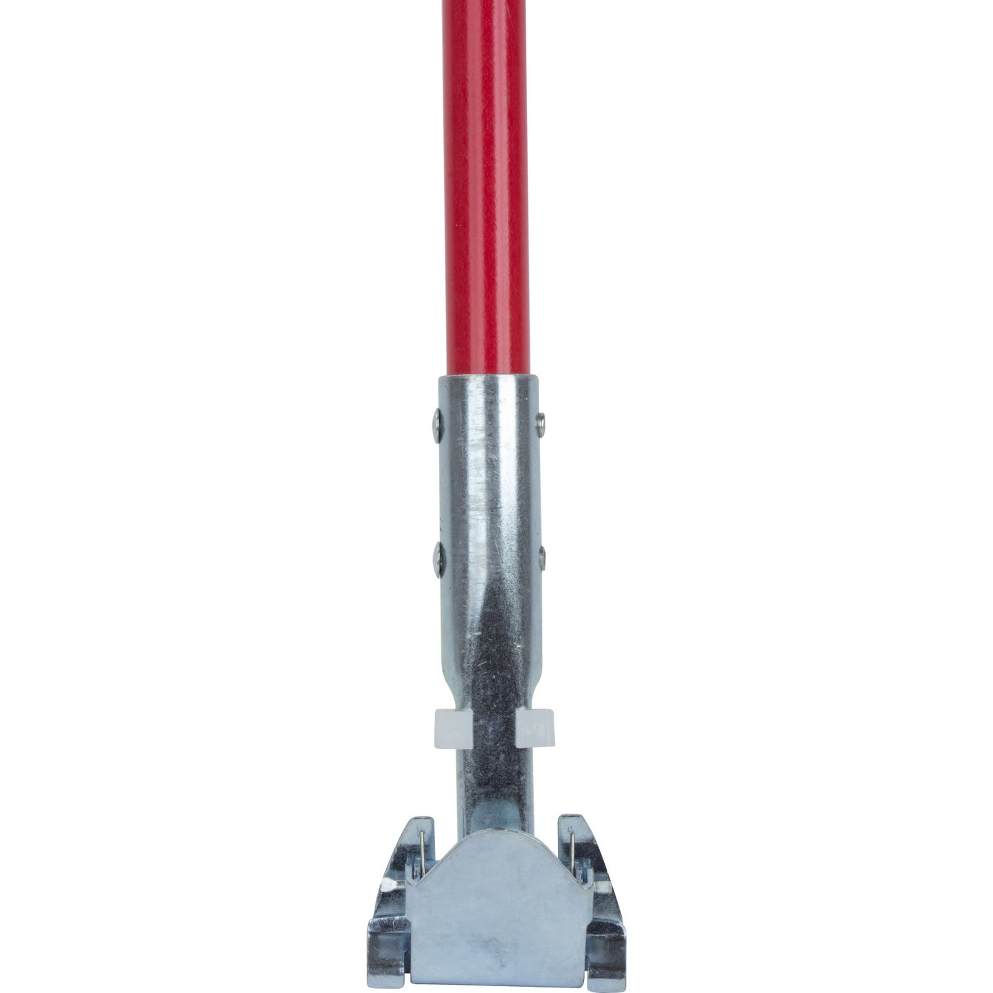 Carlisle 362113EC05 60" Red Fiberglass Dust Mop Handle with Clip-On Connector