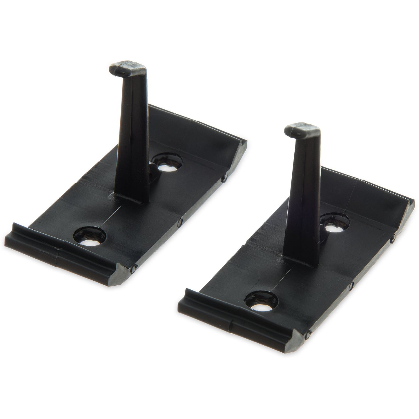 Carlisle 4073300 1-3/4" Black Roll 'N Grip Hook/4 Screws (2 per pack)