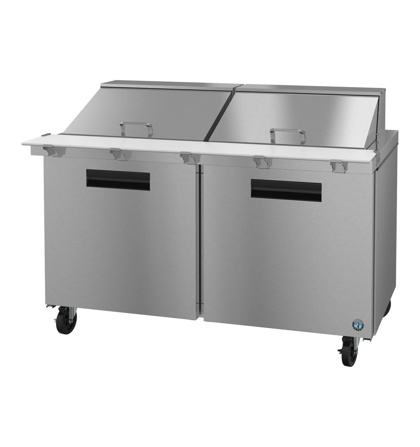 Hoshizaki SR60B-24M Two Section Stainless Doors Mega Top Prep Table Refrigerator