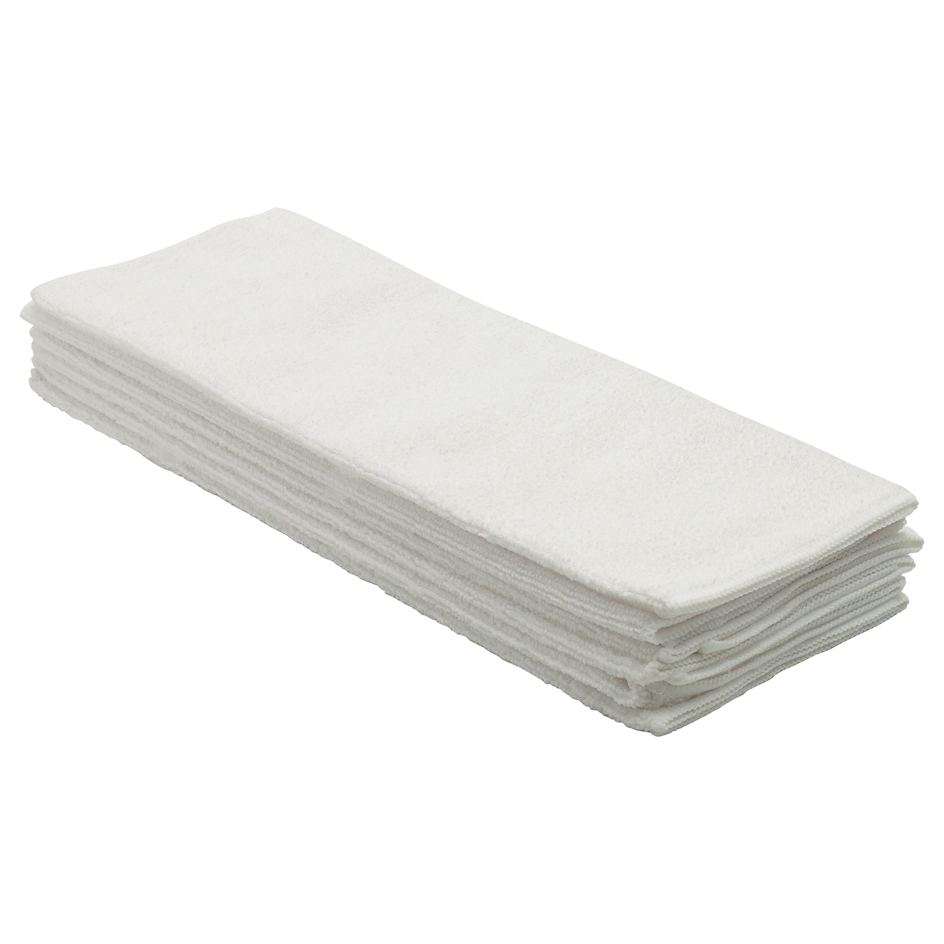 Winco BTM-16W 16" x 16" White Microfiber Towel (6pcs/pk)