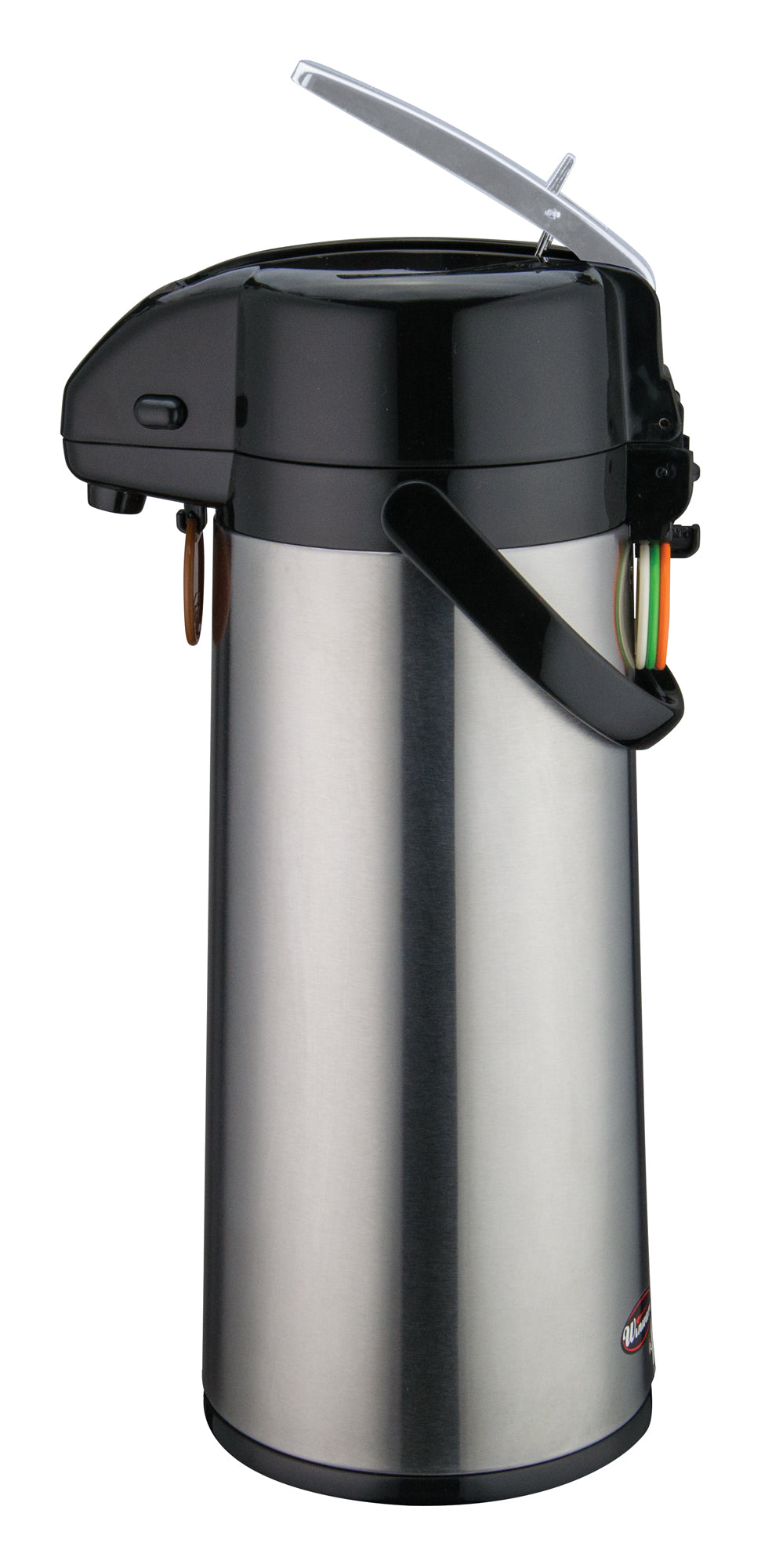 Winco AP-825 2.5L Stainless Steel Body Glass Lined Airpot w/ Lever Top