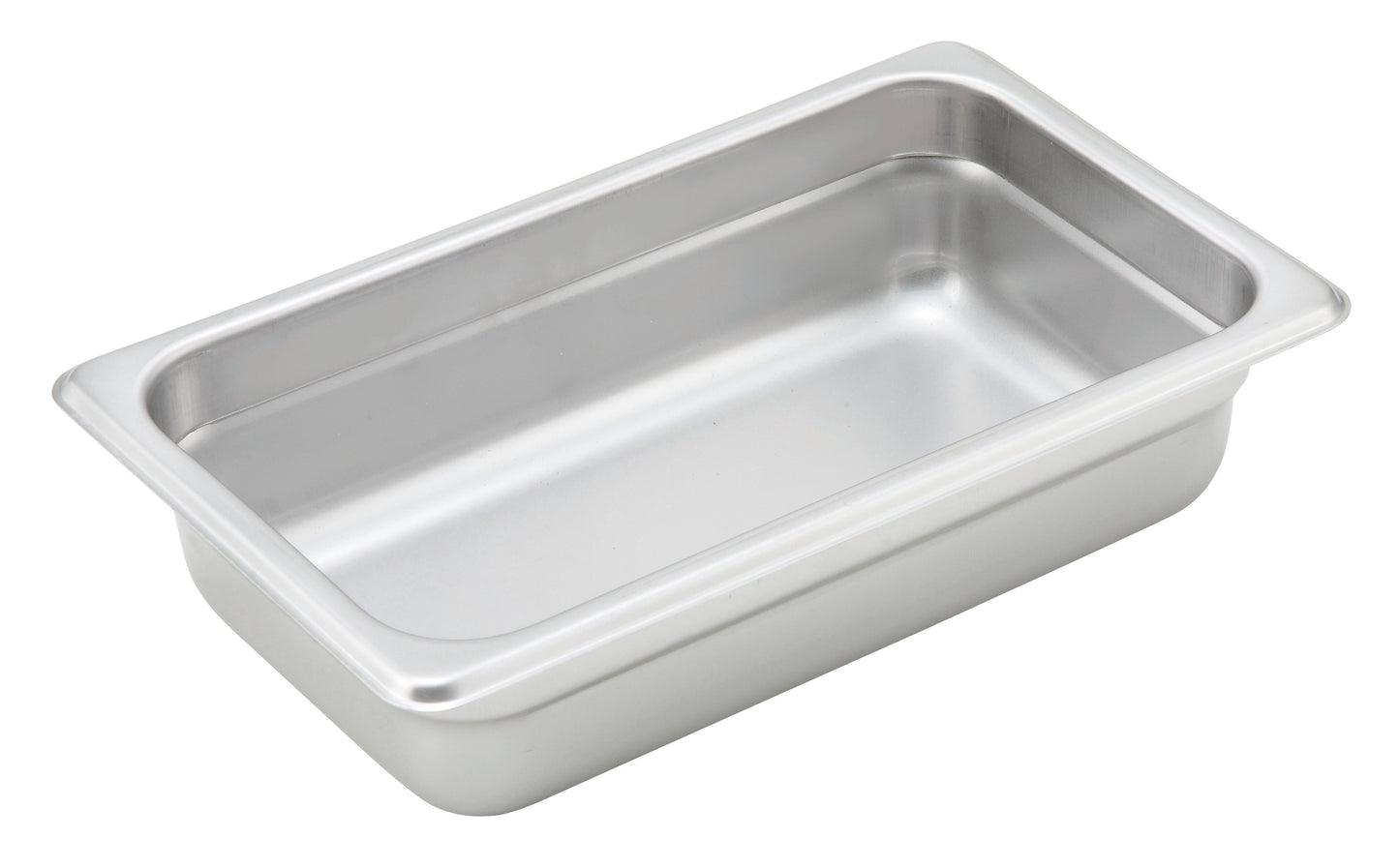Winco SPJH-402 1/4 Size Stainless Steel Anti-jam Steam Pan, 2-1/2" Deep