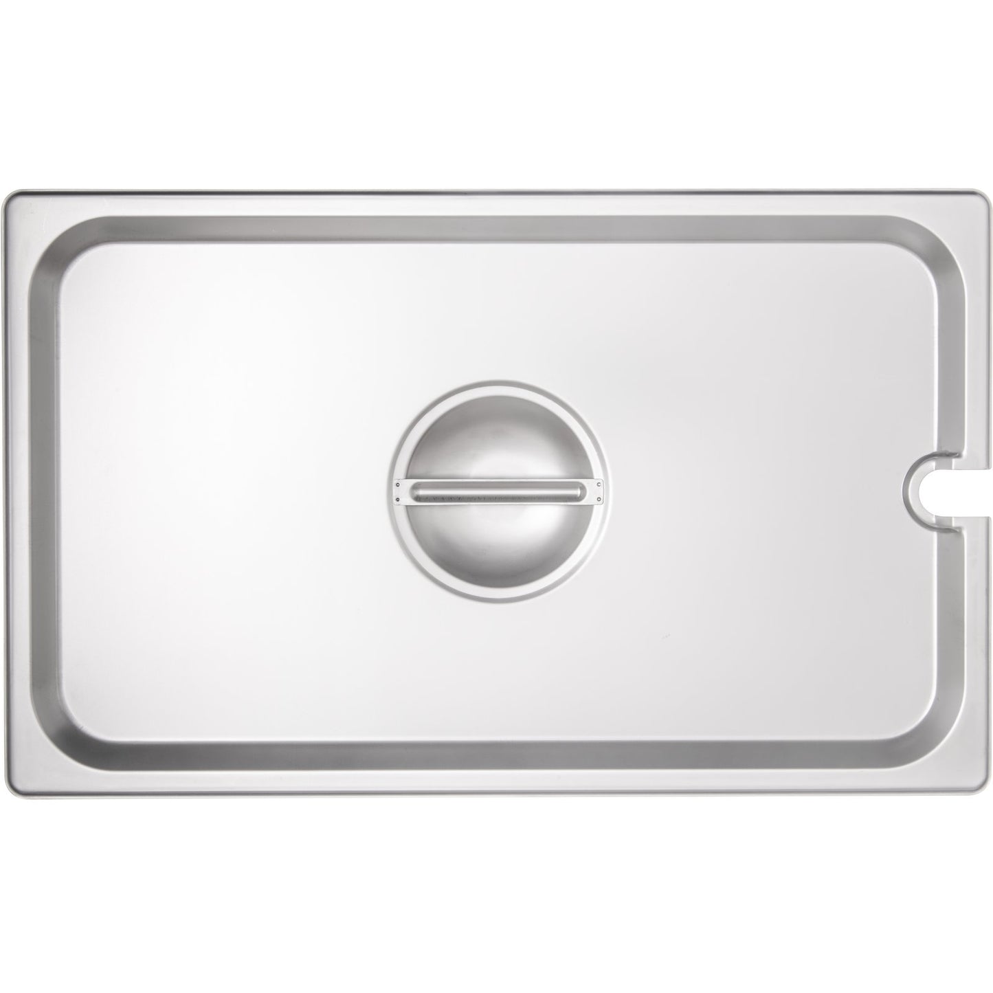 Carlisle 607000CS Full-Size Stainless Steel DuraPan Hotel Pan Slotted Handled Cover