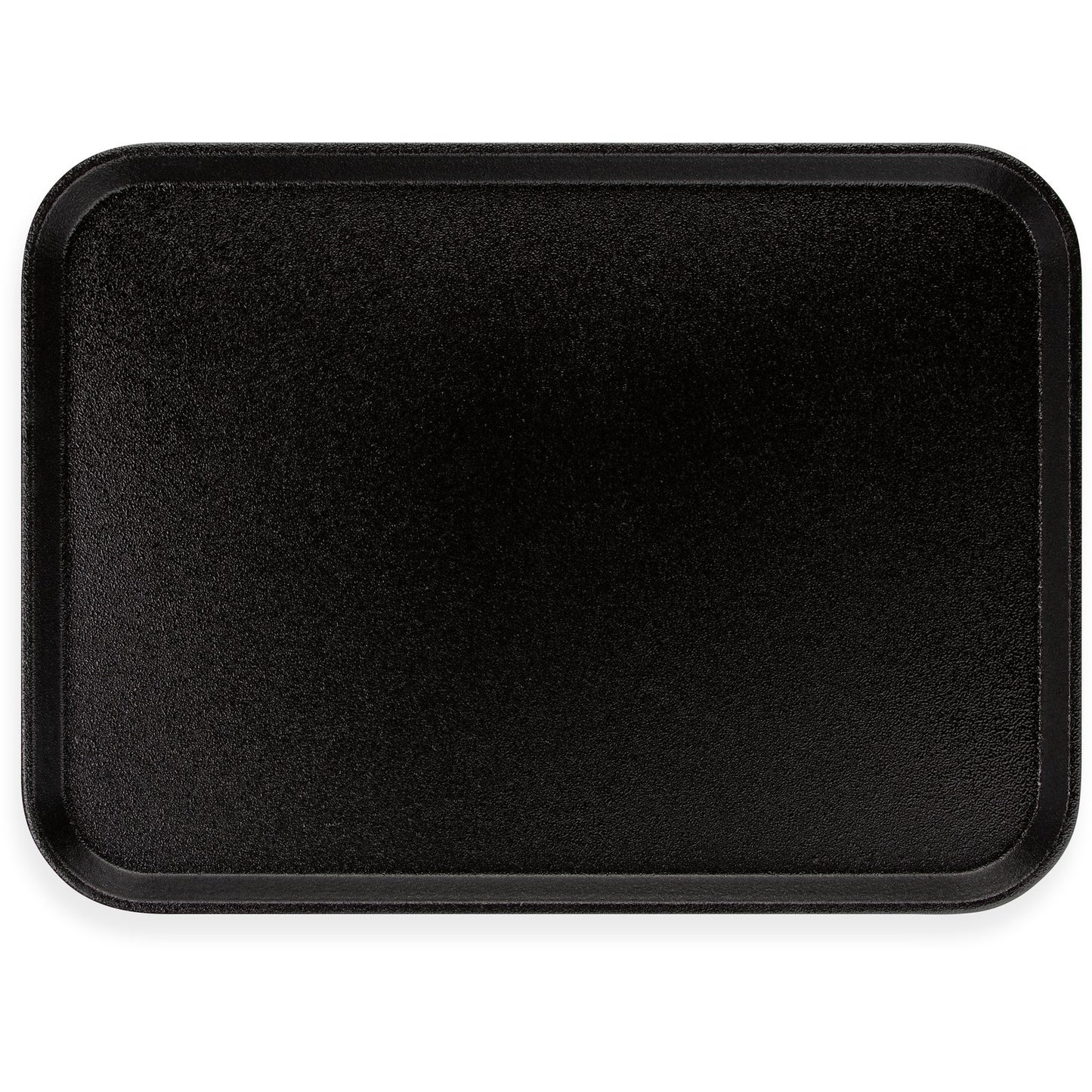 Carlisle 2216GR2Q004 22" x 16" Black Rectangle Griptite 2 Tray