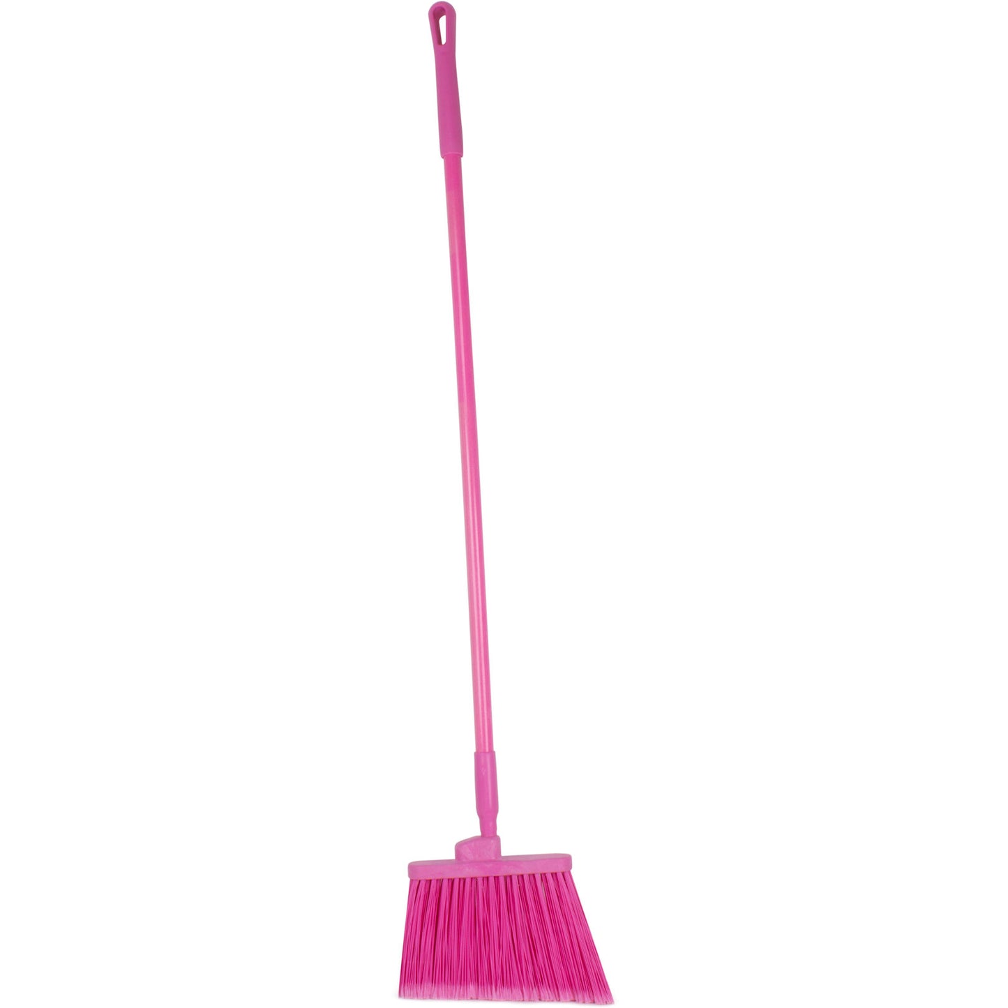 Carlisle 41082EC26 56" Pink Color Coded Duo-Sweep Flagged Angle Broom