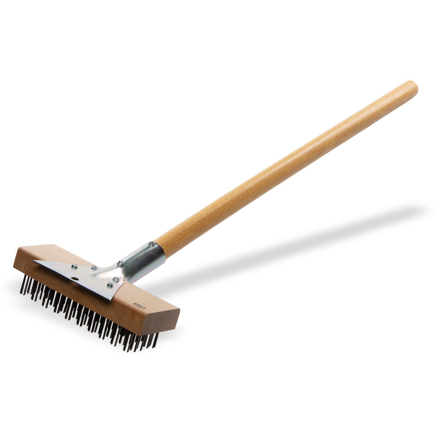 Carlisle 36372500 30" Natural Oven Grill Brush & Scraper with Handle