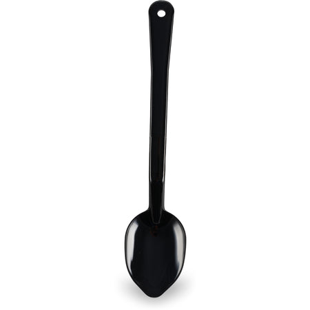 Carlisle 442003 13" Black Polycarbonate Solid Serving Spoon