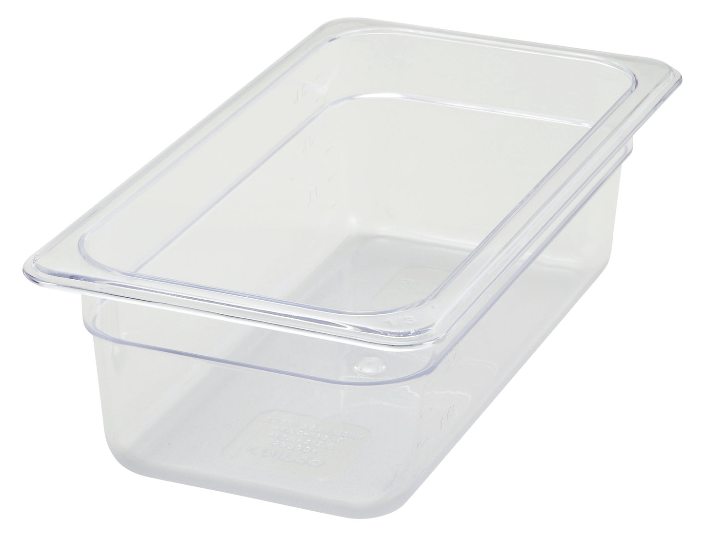 Winco SP7304 1/3 Size Polycarbonate Food Pan, 4" Deep