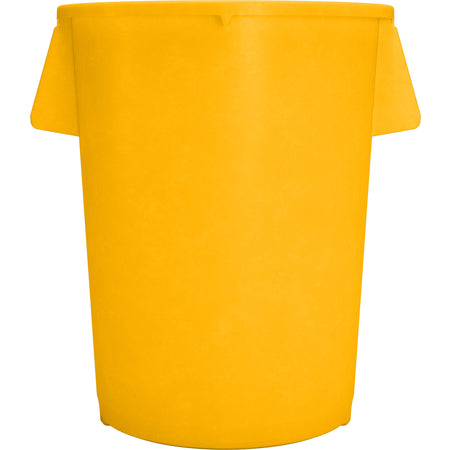Sparta 84104404 44 Gallon Yellow Round Polyethylene Bronco Waste Bin Trash Container