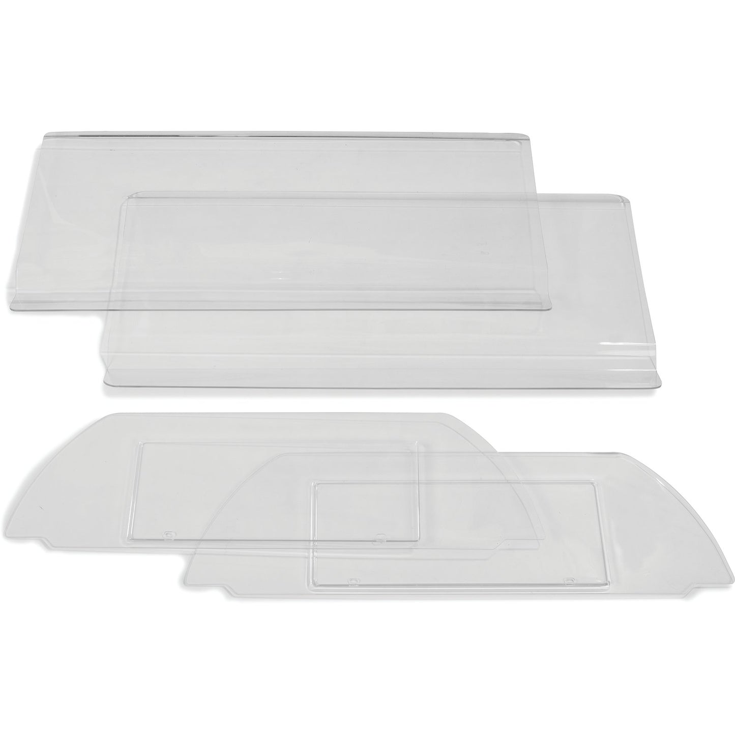 Carlisle 667207 4' Clear Six Star Replacement Sneeze Guard for Food Bar