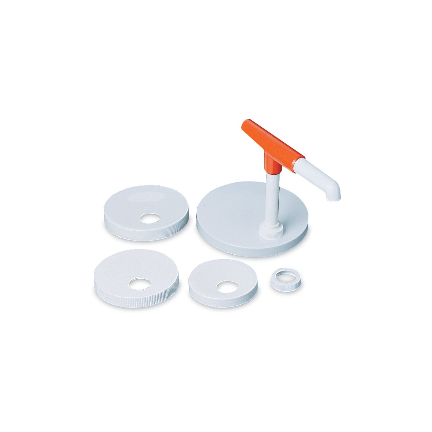 San Jamar P7410 White Mega Pump Kit