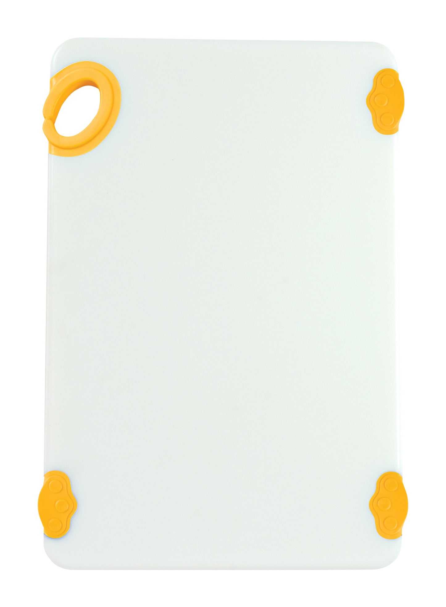 Winco CBN-1218YL 12"x18"x1/2" Yellow Cutting Board with Hook