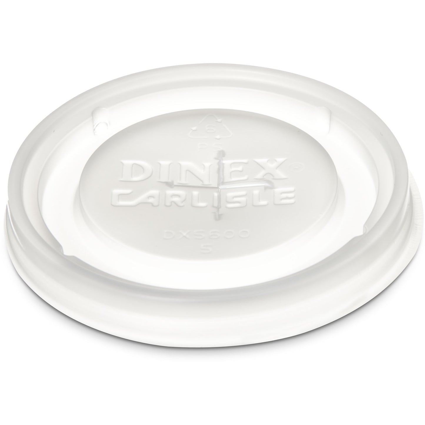 Dinex DX5600ST8714 Clear Fenwick Lid with Straw Slot (Fits DXFT607)(1000/cs)