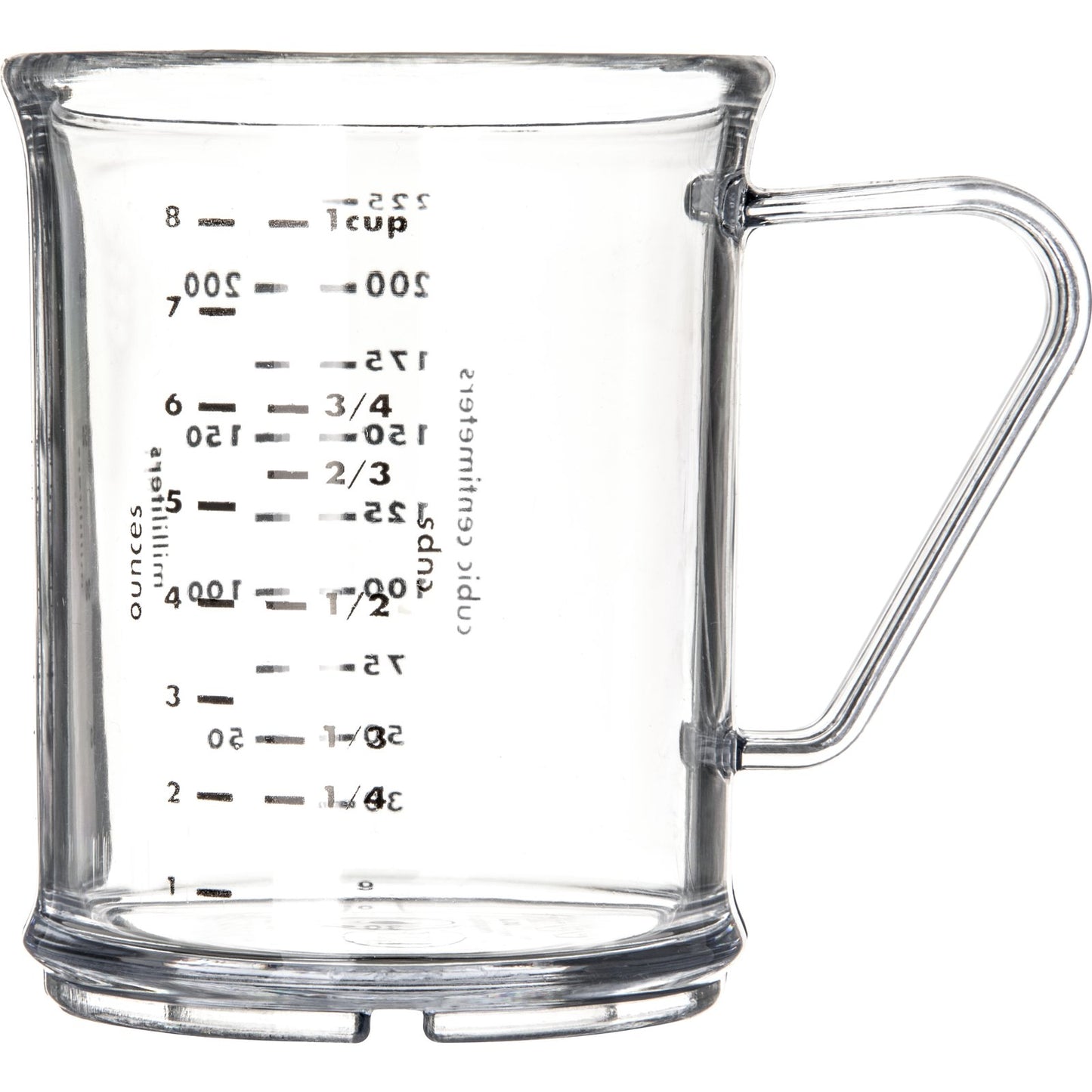 Carlisle 431507 1 cup/8 oz Clear Polycarbonate Measuring Cup