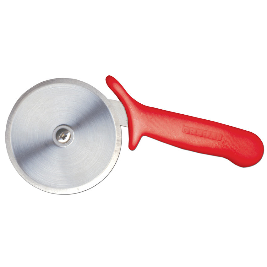 Omcan 12813 4" Red Handle R-Style Pizza Cutter