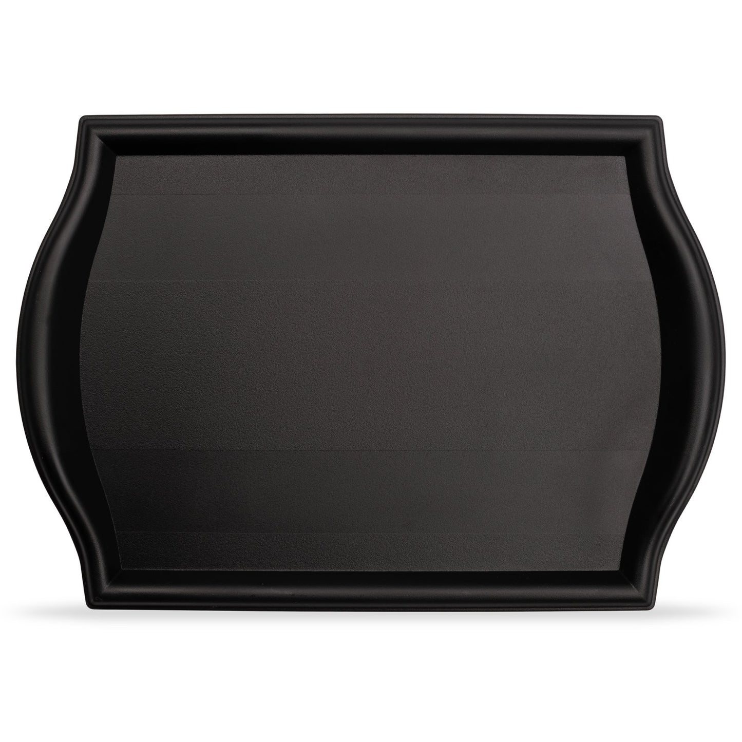 Carlisle 1217BT03 17" x 12" Black Bistro Cafe Tray