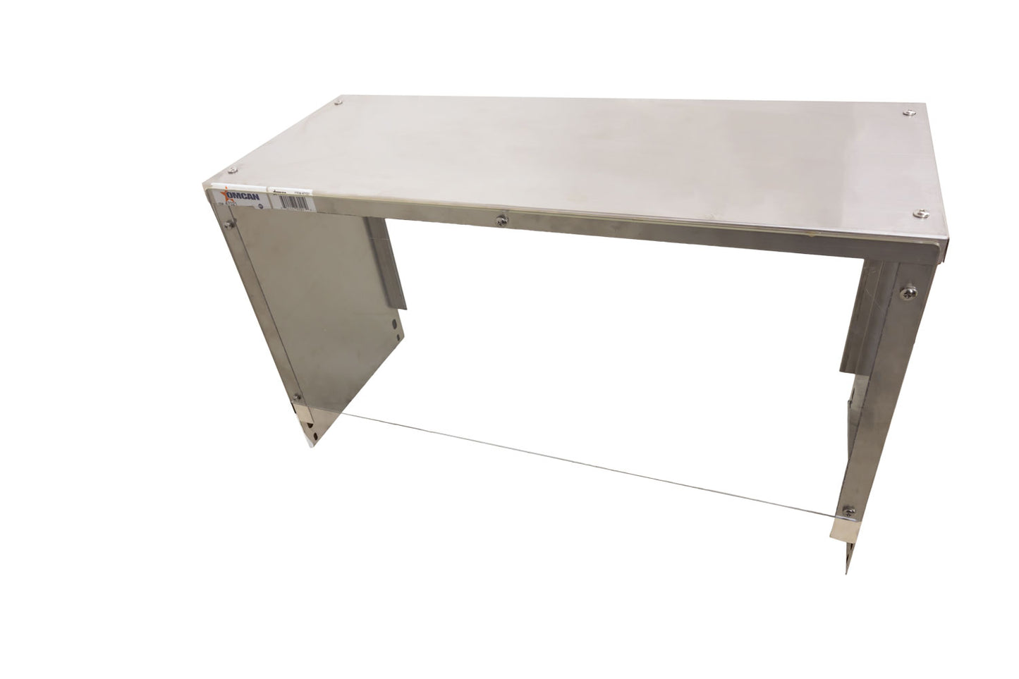 Omcan 47021 30-inch Sneeze Guard for 2 Pan Steam Table