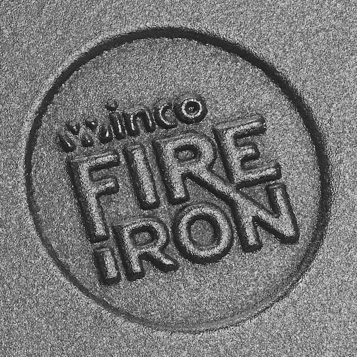 Winco CAST-5 7-1/4 oz. Matte Black Enamel Mini Cast Iron Induction Skillet