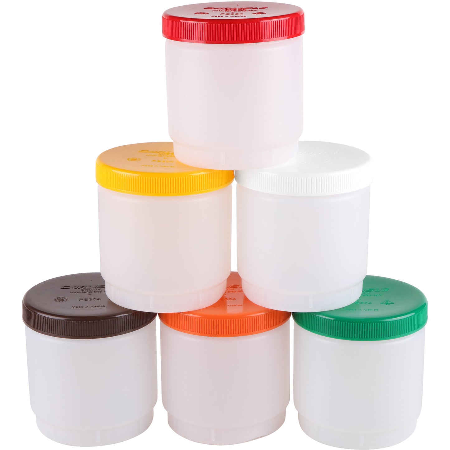 Carlisle PS502N00 16 oz/ Pint Assorted Store N' Pour Backup Caps
