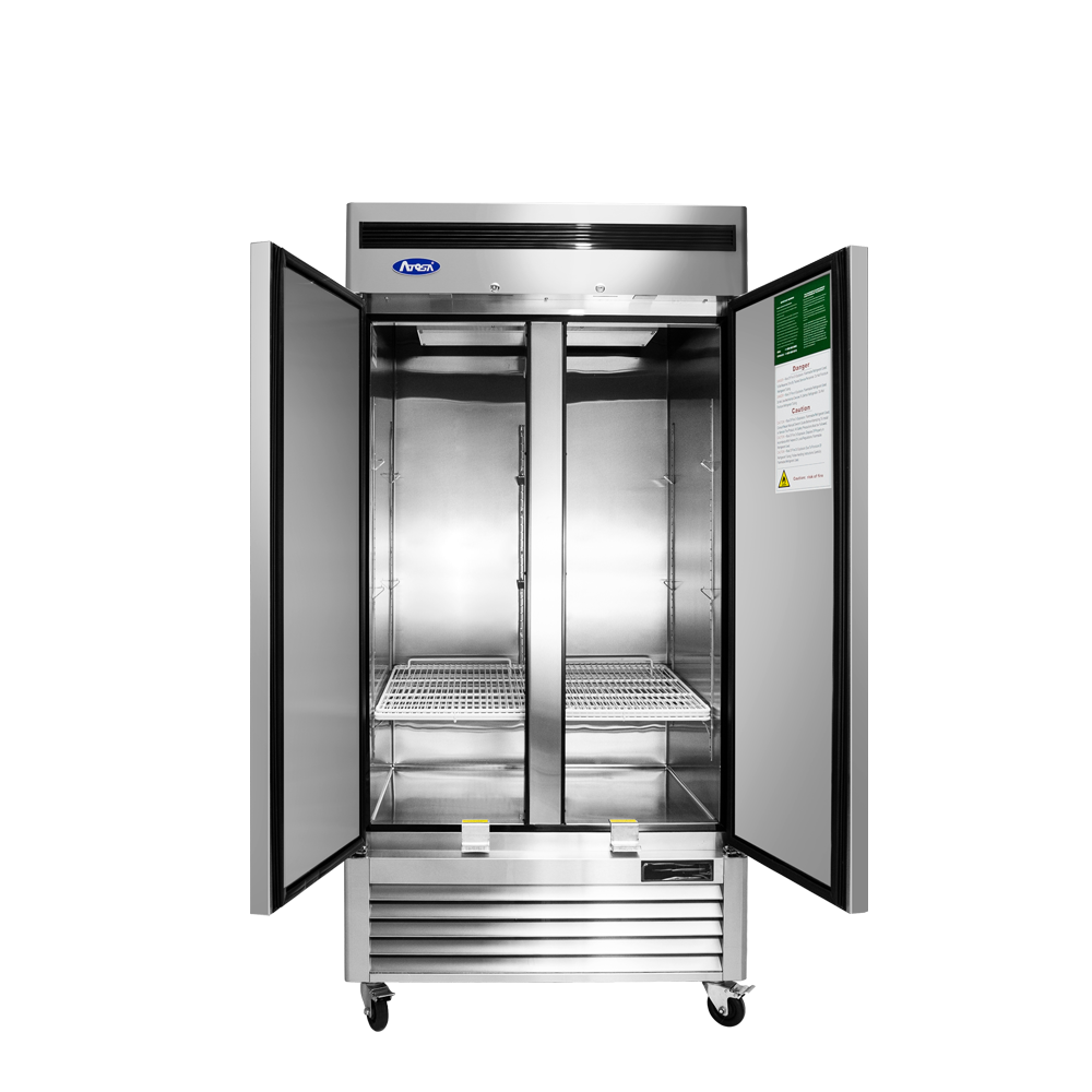 Atosa MBF8502GR 39" Double Door Bottom Mount Reach-In Freezer