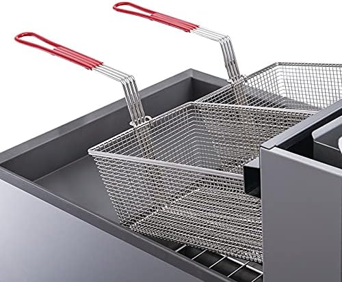 Brika BFR-70-NG 70 lb Propane Five Tube Burner Natural Gas Fryer