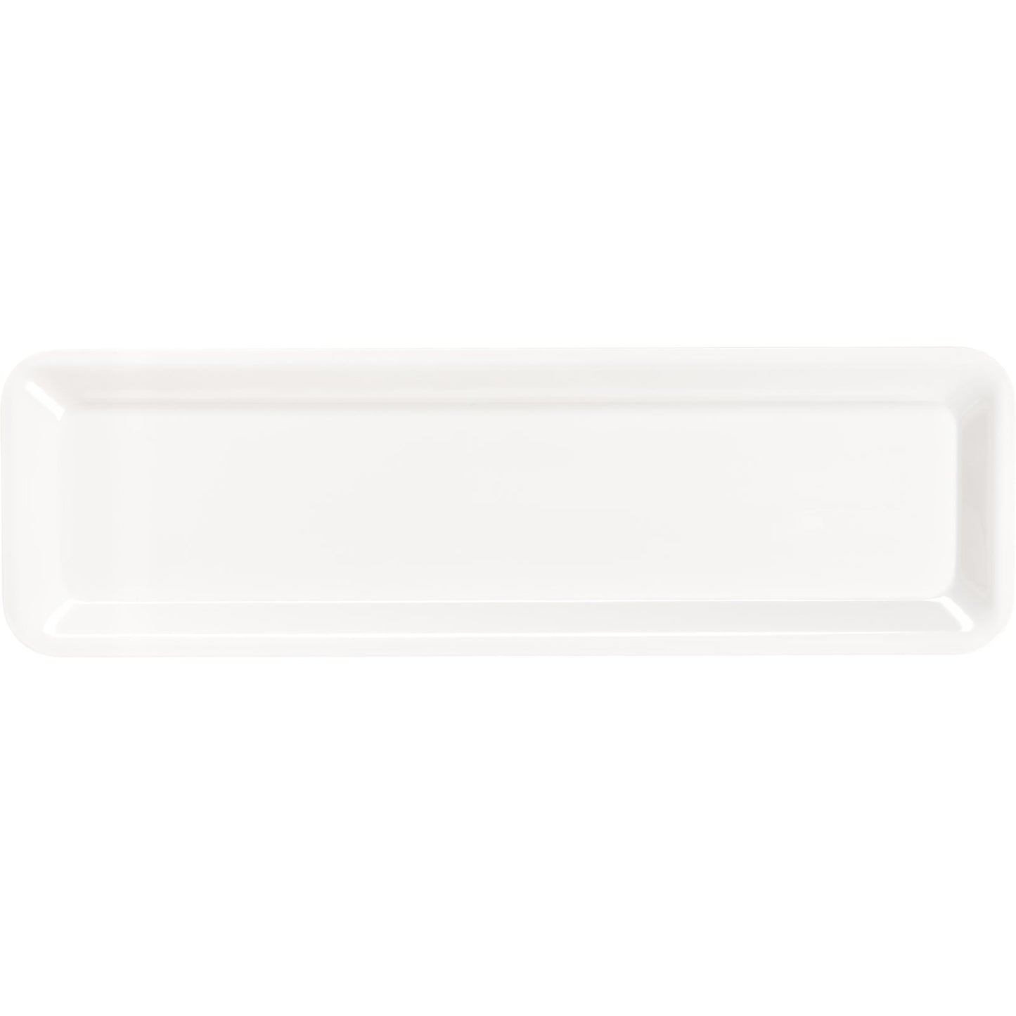 Carlisle 5552637 Half Long Size Bavarian Cream Melamine Balsam Pan 1" Deep