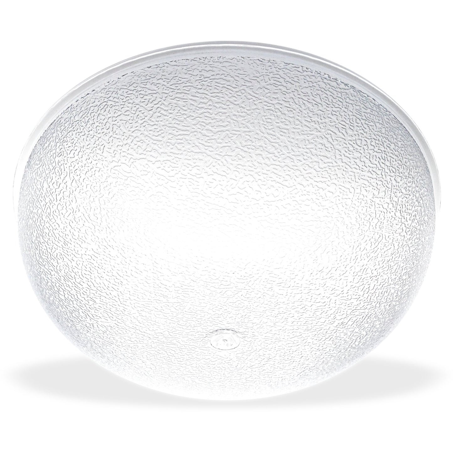 Carlisle 721507 11 Qt Clear Round Polycarbonate Pebbled Bowl