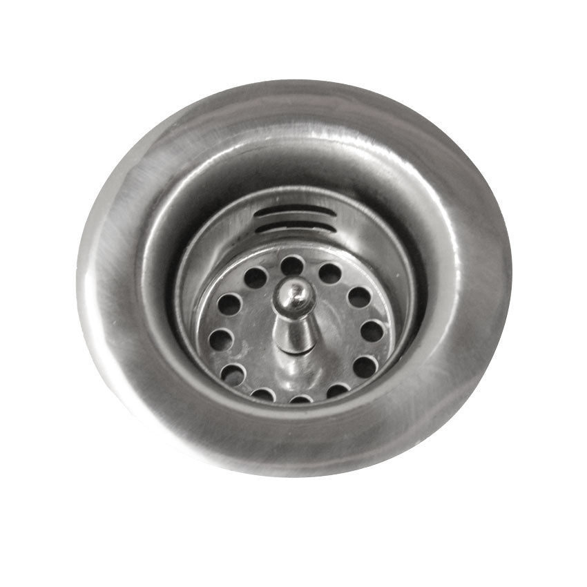 Omcan 14337 Drain with Plug for Stainless Steel Hand Sink