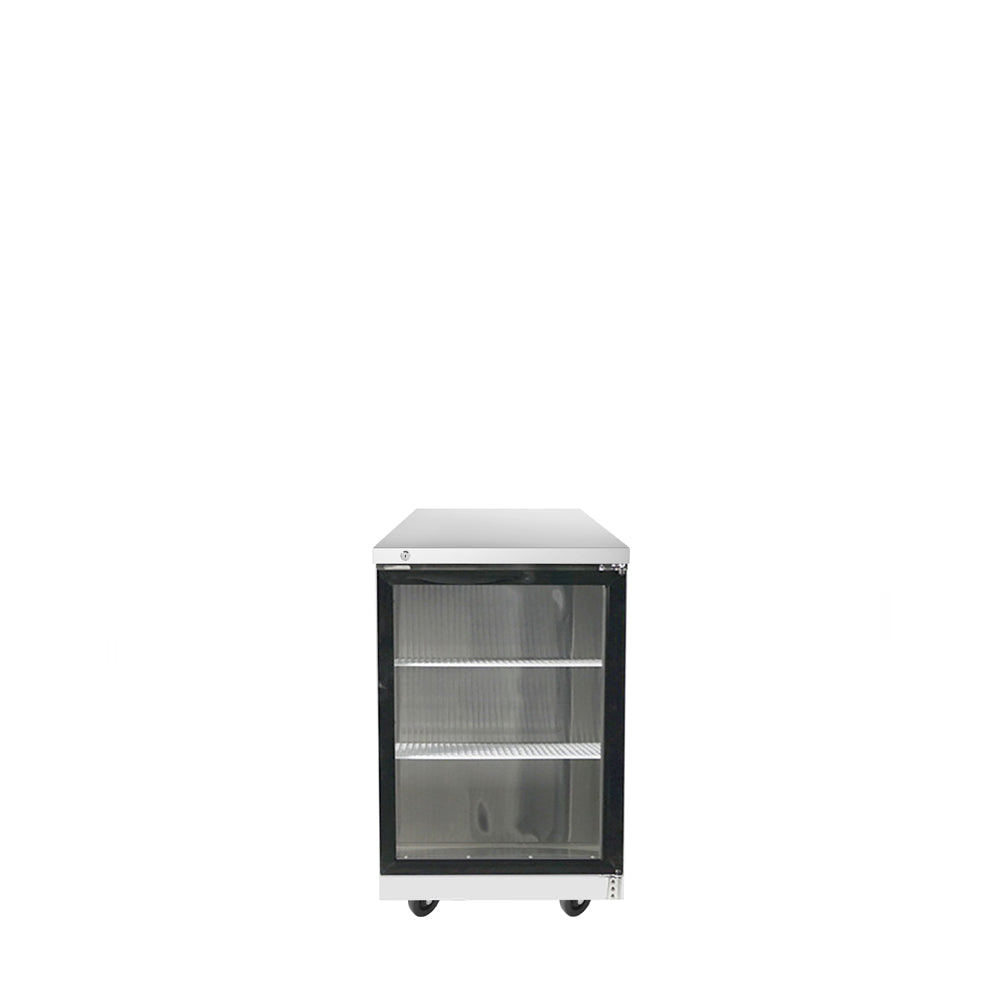 Atosa MBB23GGR 23" Glass Door Back Bar Cooler