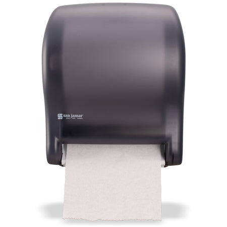 San Jamar T8000TBK Black ABS Classic Tear-N-Dry Essence Roll Towel Dispenser