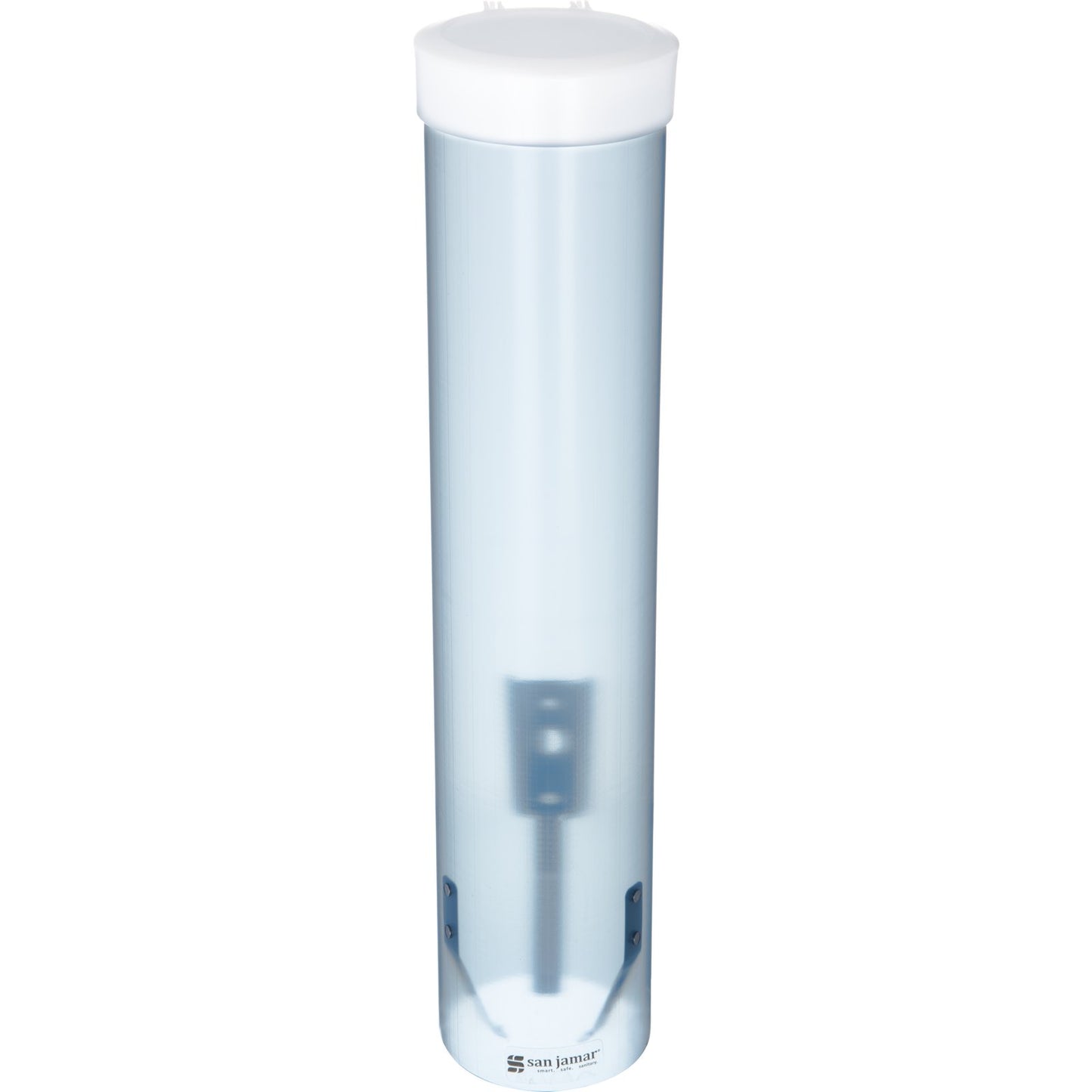 San Jamar C3165FBL 16" Medium Frosted Blue Pull-Type Water Cup