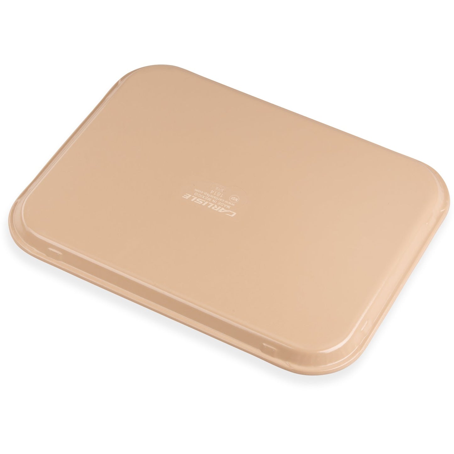 Carlisle 1814FG095 18" x 14" Almond Glasteel Fiberglass Tray