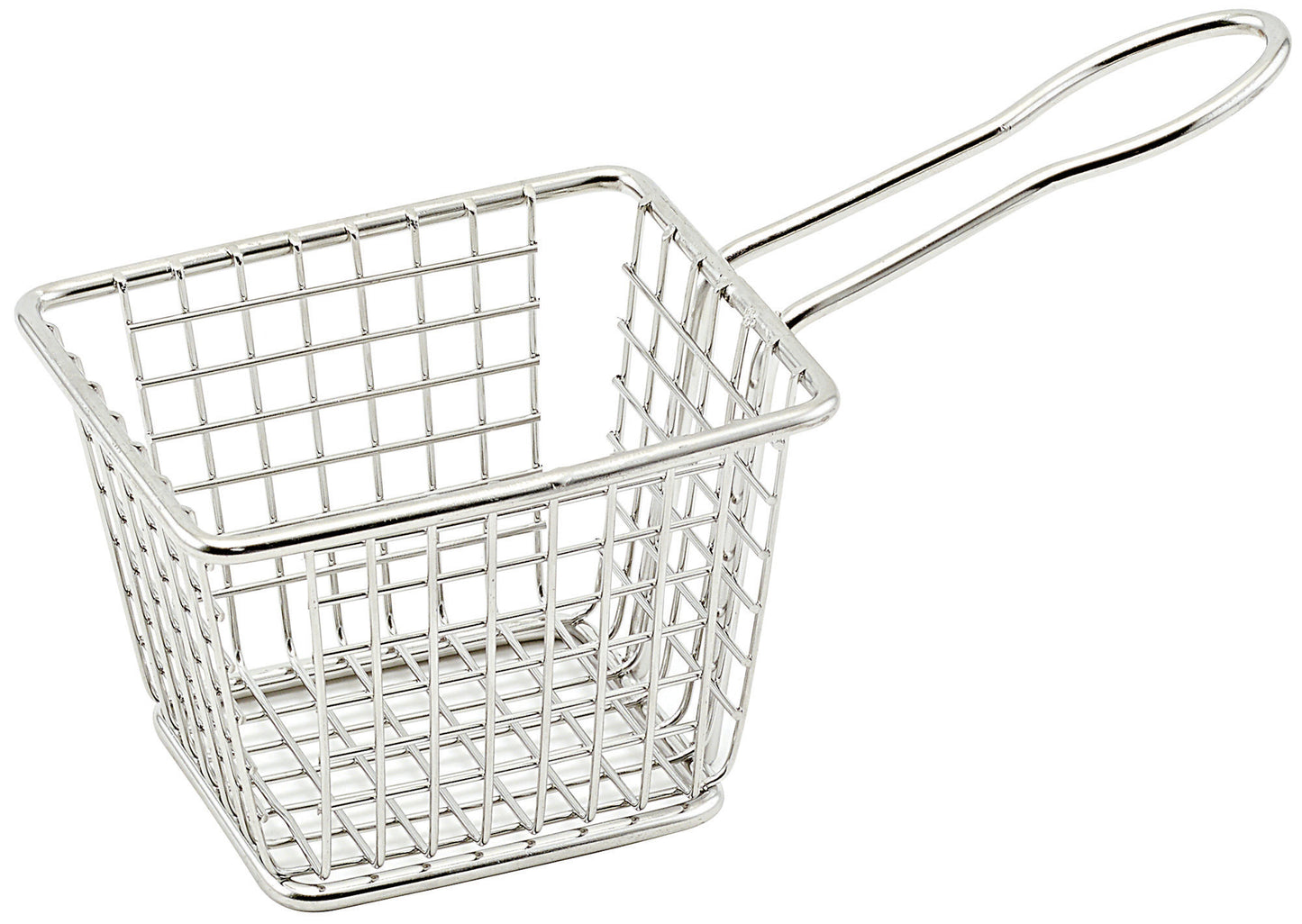 Winco FBM-433T 4"x3"x3" Rectangular Mini Fry Basket