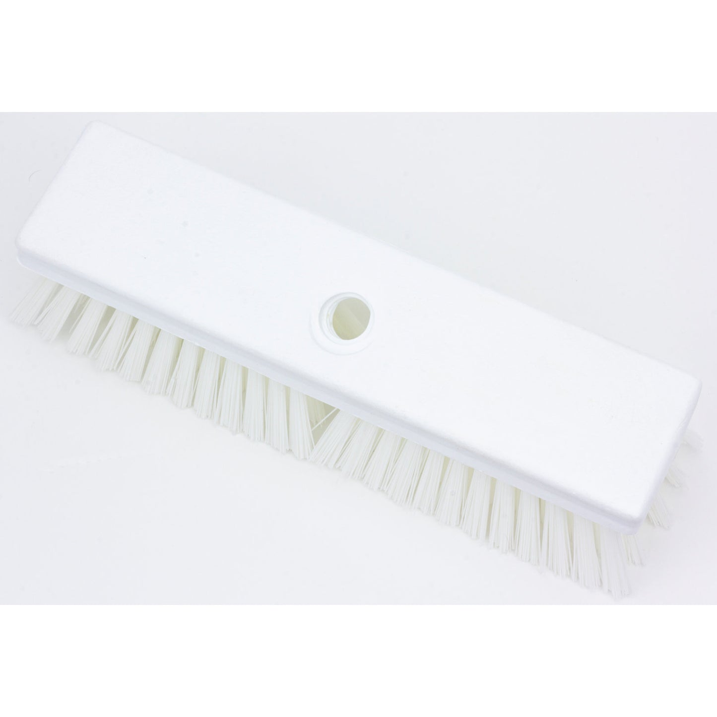 Carlisle 41722EC02 10" White Sparta Color Coded Deck Scrub Brush