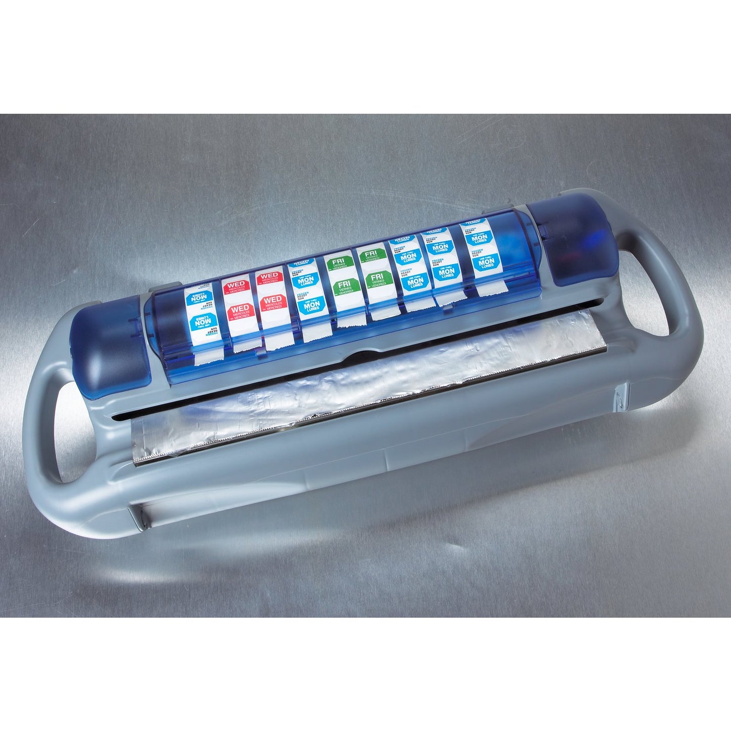 San Jamar SW1218 Gray Saf-T-Wrap Station with Slide Cutter