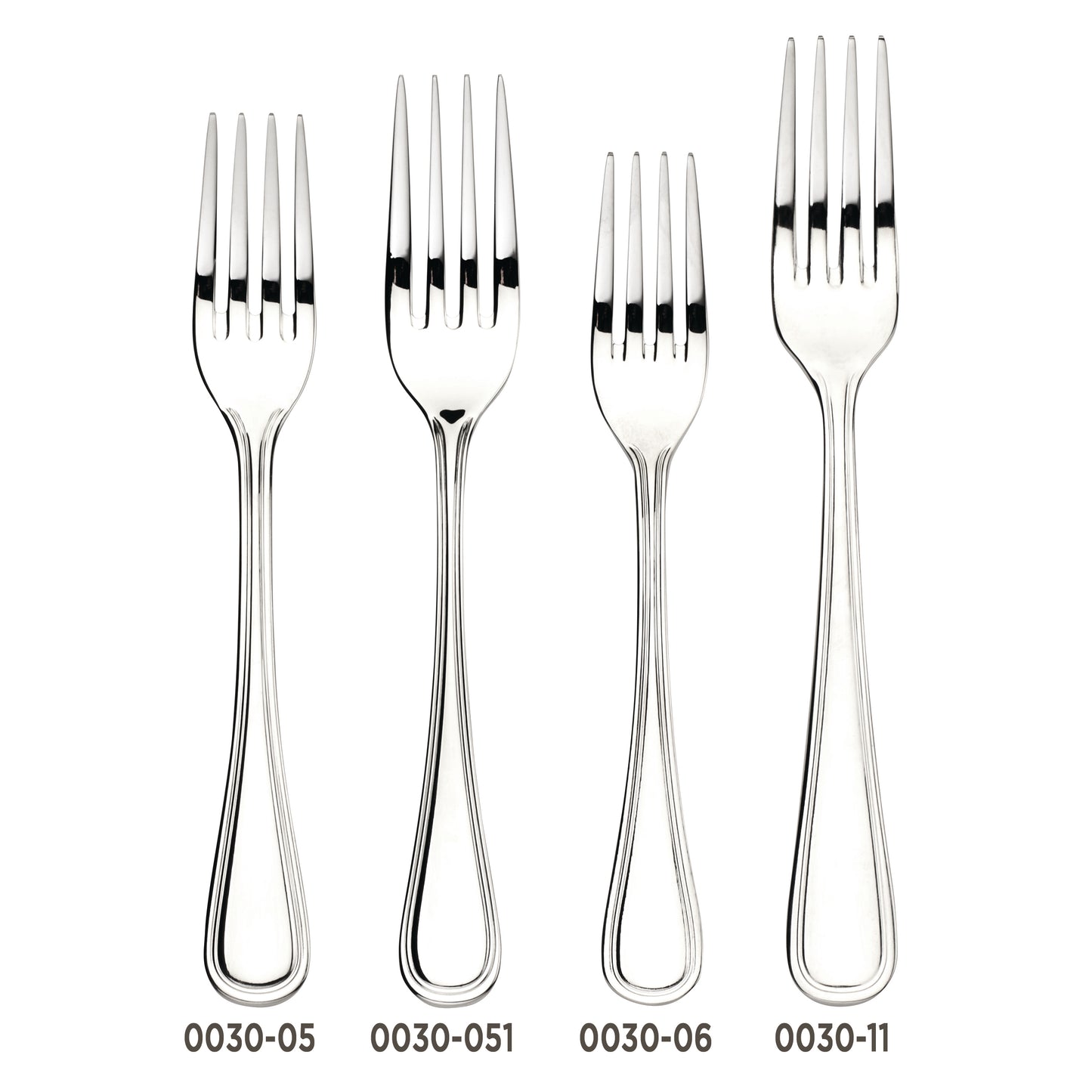 Winco 0030-11 Shangarila Table Fork, 18/8 Extra Heavyweight
