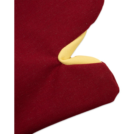 San Jamar KT0218 17 inch Maroon Nomex Cool Touch Flame - Conventional Mitt
