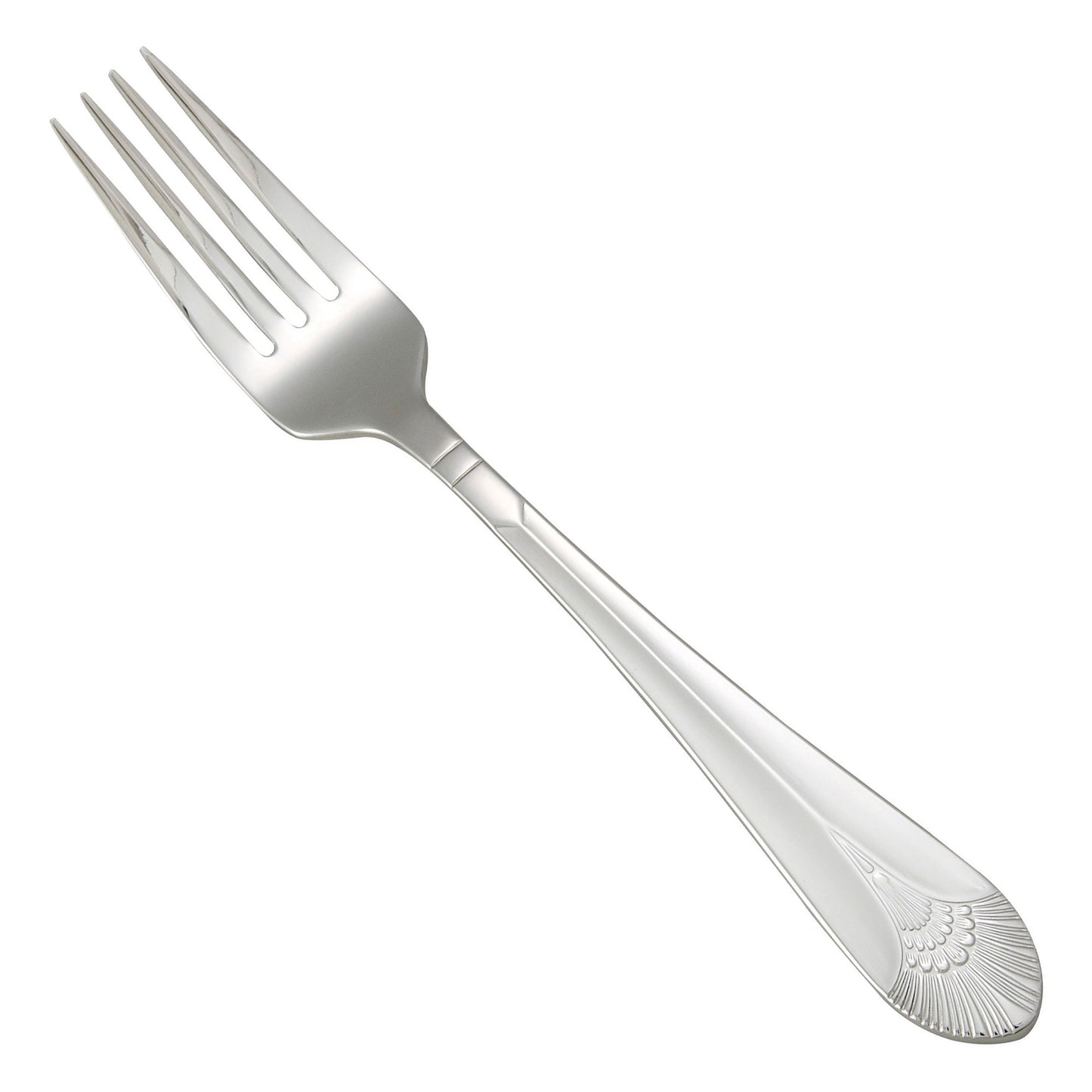 Winco 0031-05 Peacock Dinner Fork, 18/8 Extra Heavyweight
