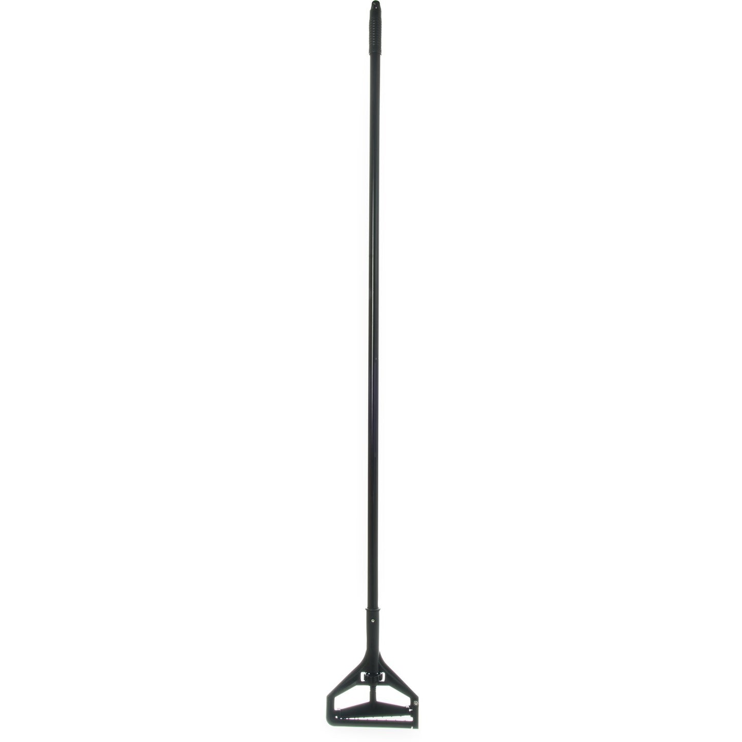 Carlisle 3696800 60" Long/1" D Black Flo-Pac Vinyl Coated Metal Handle w/ Plastic Head
