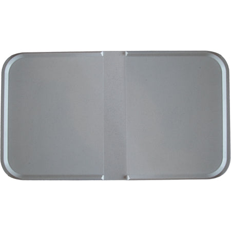 Carlisle DXSC132223 13" x 22.5" Gray Thermal Aire III Individual Meal Patient Tray
