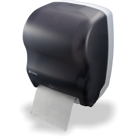 San Jamar T8300TBK Black Pearl ABS Classic Hybrid Electronic Roll Towel Dispenser