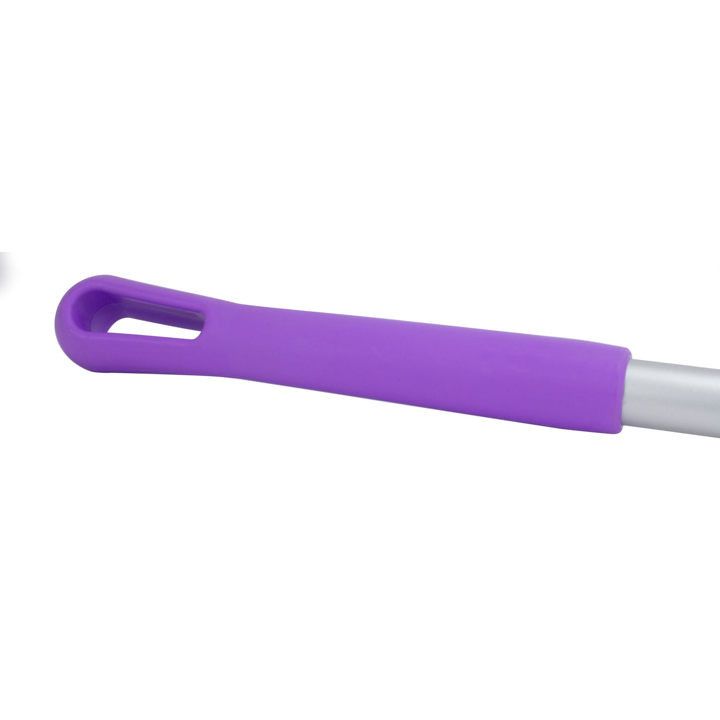 Carlisle 40246EC68 30" Purple Natural Aluminum Handle with Color-Coded Tip and Hang Up Cap