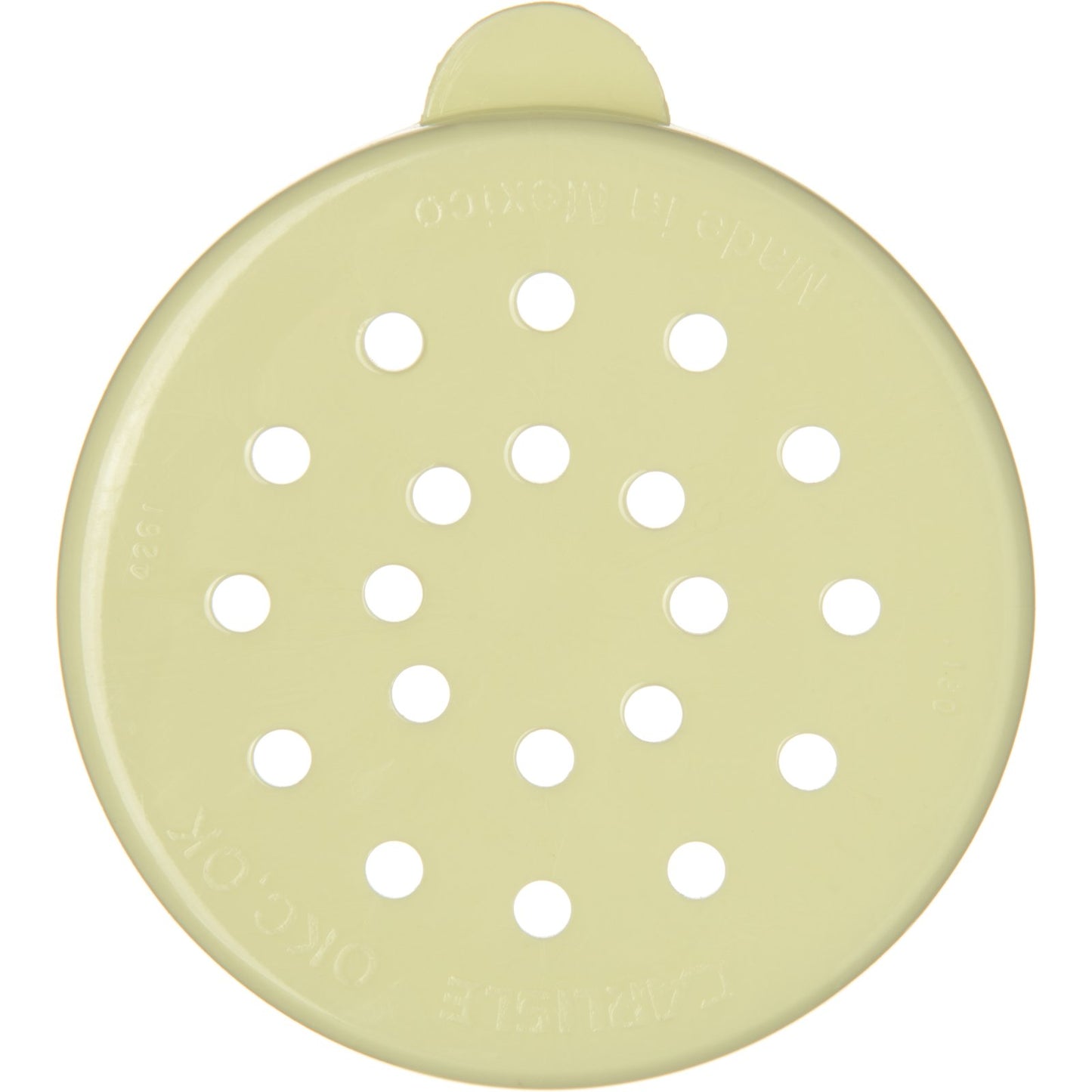 Carlisle 426104 Yellow Polyethylene Cheese Dredge Lid