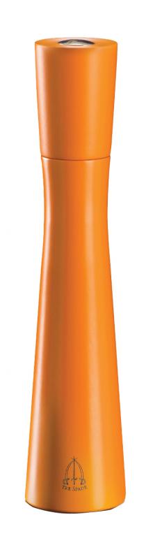 Omcan 43677 26-cm Turandot Series - Pepper Mill Orange Italian Beech Wood