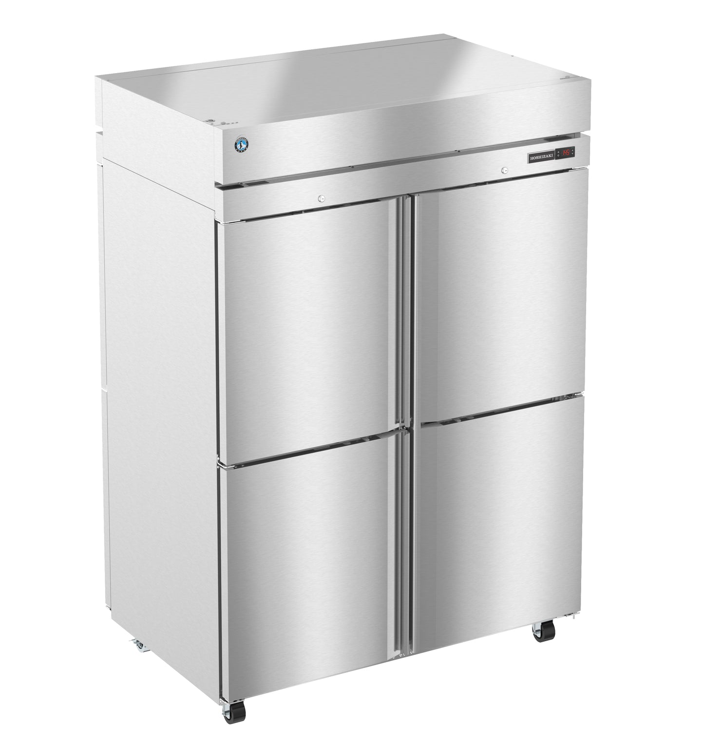 Hoshizaki HC2A-HS-HS Two Section Half Stainless Steel Doors with Lock Upright Pass Thru Heated Cabinet