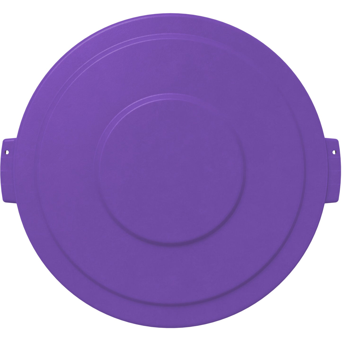 Sparta 84104589 44 Gallon Purple Round Polyethylene Bronco Waste Bin Trash Container Lid