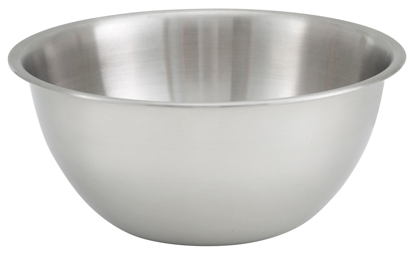 Winco MXBH-800 8 Qt. Stainless Steel Heavy Duty Deep Mixing Bowl